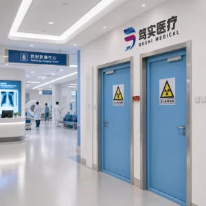 Stainless Steel Automatic Sliding Hermetic Hospital Lead Door for CT Scan and X-Ray Protection