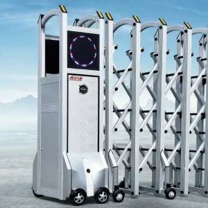 Stainless Steel Corrosion-Resistant Electric Retractable Security Gate for Warehouse
