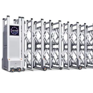 Stainless Steel Electric Collapsible Retractable Folding Composite Driveway Gate