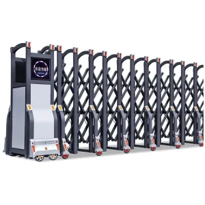 Stainless Steel Electric Retractable Folding Gate for Residential Driveways