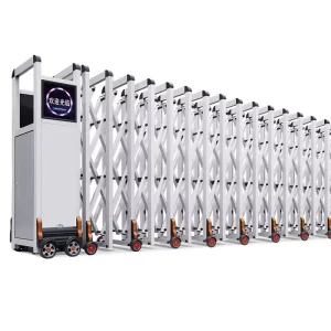 Stainless Steel Electric Retractable Folding Gate for Villa Driveways