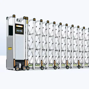 Stainless Steel Electric Retractable Folding Outdoor Driveway Security Gate