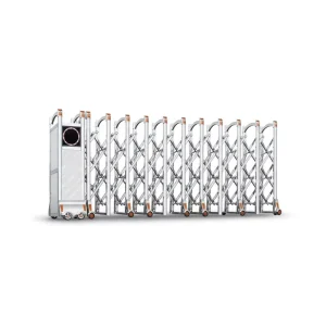 Stainless Steel Electric Retractable Trackless Folding Sliding Gate for Schools, Factories, and Industrial Sites