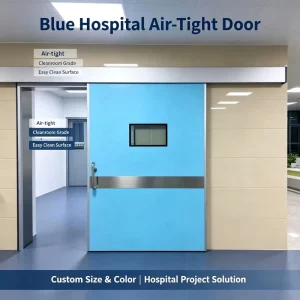 Stainless Steel Electric Sliding Door for Commercial Industrial Warehouse Factory Building Hospital Workshop