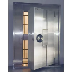 Stainless Steel Explosion-Resistant Fireproof Bank Vault Triple-Lock Double Door