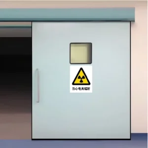 Stainless Steel Lead Shield Door, 8-20mmPb, X-Ray Radiation Protection, Hospital CT/MRI/Dental Clinic, Custom Size