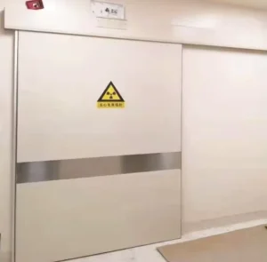 Stainless Steel Magnetic Radiation Shielding Door for Hospital X-Ray and CT Rooms, Side Opening