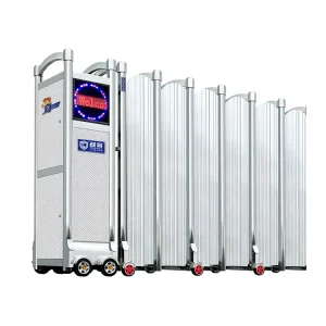 Stainless Steel Outdoor Automatic Folding Sliding Screen Gate for Schools