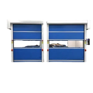 Stainless Steel & PVC High-Speed Automatic Rolling Shutter Door for Supermarket Interiors