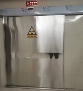 Stainless Steel Radiation Protection Door, Fire Resistant, Soundproof, Thermal Insulation for Hospitals and Clinics