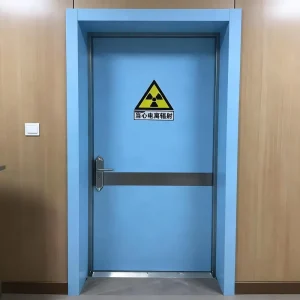 Stainless Steel Radiation Protection Sliding X-Ray Door for Hospital CT Scanning and Operating Rooms