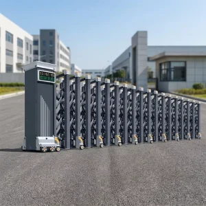 Stainless Steel Retractable Gate Automatic Electric Gate Industrial Security Gate School Factory Courtyard Gate