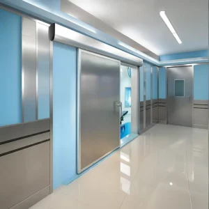 Stainless Steel Seamless Dustproof Automatic Hermetic Sliding Door for Pharmacy and Clean Room