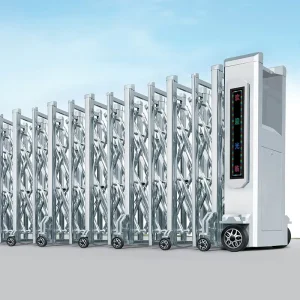 Stainless Steel Sliding Folding Security Gate Retractable Accordion Gate