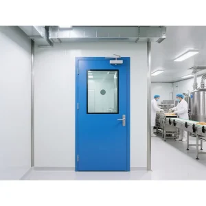 Stainless Steel Soundproof Hermetic Door Hospital Operating Room Cleanroom Interlock System Modern Design