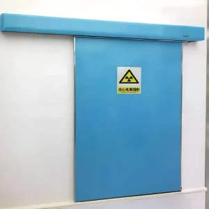 Stainless Steel Waterproof Sliding Radiation Protection Door For Hospital Imaging Rooms