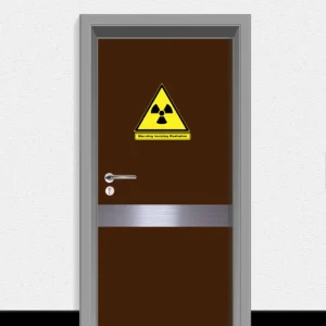 Standard Hospital Lead Door, 1.2 x 2.1 m, 3 mm Pb, Class II Medical Device, X-ray CT MRI Operating Rooms