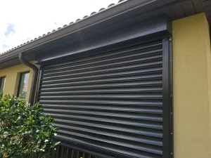 Steel Automatic Windproof Roller Shutter Door for Garage, Farmhouse, Workshop, Shop Front, Energy Efficient