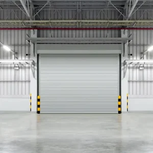 Steel Automatic Windproof Rolling Shutter Garage and Warehouse Door