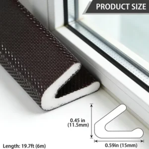 Steel Door Seal Strip Self-Adhesive Custom Color Factory Direct Supply