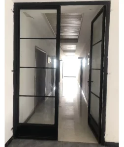Steel-Frame Glass Casement Door, Interior and Exterior Swing Door