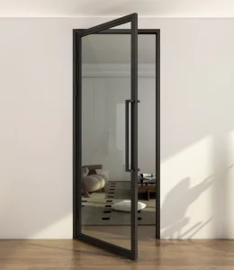 Steel Framed Glass Swing Door