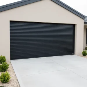 Steel High-Security Automatic Rolling Shutter Door for Industrial Warehouses and Commercial Shops, Windproof