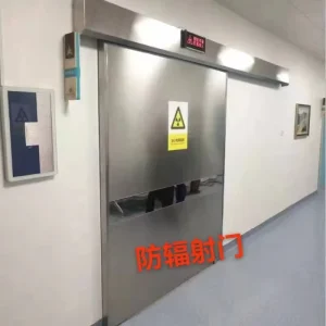 Steel Lead-Lined Automatic Sliding X-Ray Shielding Door for Hospitals
