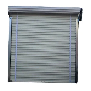 Steel Rolling Shutter Door for Indoor Use, High-Density Warehouse and Electric Garage