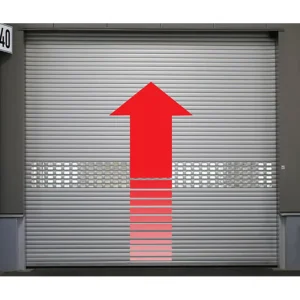 Steel Sectional Overhead Lifting Garage Door, Commercial, Exterior, Industrial