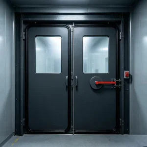 Steel Water- and Moisture-Proof Hermetic Door for Warehouse, School, and Hazardous Chemical Storage