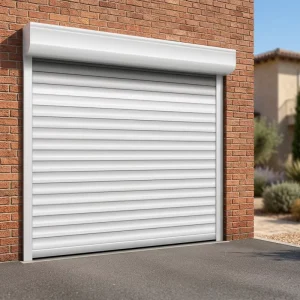 Steel-Wood Roll-Up Security Shutter Door Thermal Insulation Intelligent Motor Remote Keys