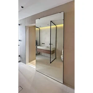 Stylish Mirror Finished Design Low Maintenance Aluminum Invisible Sliding Doors