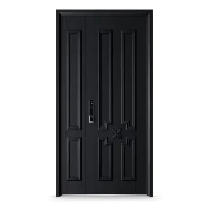 Superior Acoustic Insulation Security Front Door Water Based Foam Core Outward Swing Entry Standard Sizes B2B Ordering