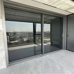 Swing Slide Aluminum Solar Control Glass Patio Door Heavy Duty Aluminium Terrace Sliding Door