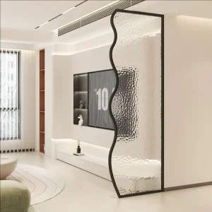 Tempered Glass Partition for Entrance Door