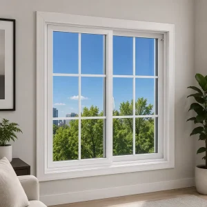 Tempered Safety Glass UPVC Sliding Window for Balcony Enclosure with 35dB Soundproofing