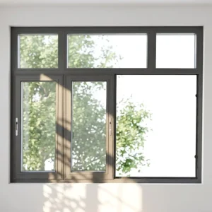 Thermal Break Aluminum Double-Glazed Sliding Window for Balcony