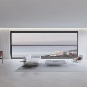 Thermal Break Aluminum Lifting Sliding Window for Office, Villa, and Hotel Projects with Custom Sizes and Colors