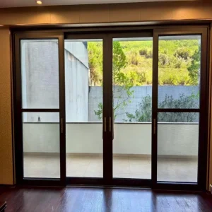Thermal Break Aluminum Sliding Glass Door for Interior and Hospital Use