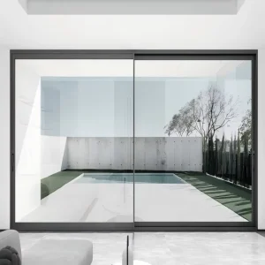 Thermal-Insulated Slim-Frame Aluminum Balcony Sliding Door