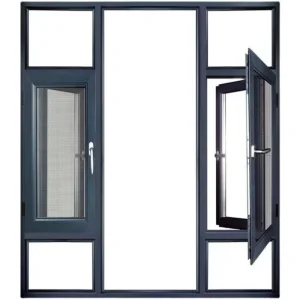 Thermally Broken High-Insulation Aluminum Glass Patio Sliding Door with Handle and Finished Surface for Hotel Use