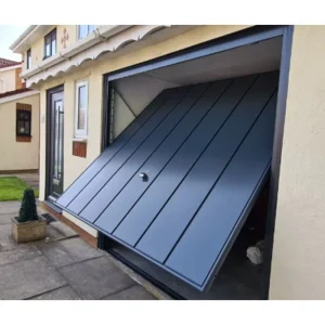 Tilt-Up Aluminium Insulated Motorized Overhead Trackless Whole Plate Garage Door for One-Piece Installation