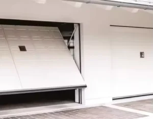 Tilt-Up Garage Door Aluminum Trackless Whole-Plate Insulated Motorized Overhead One-Piece for Villas
