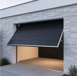 Tilt-Up Insulated Aluminum Alloy Motorized Overhead Trackless Foldable Garage Door