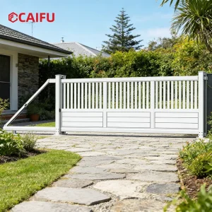 Trackless Aluminum Alloy Electric Cantilever Suspended Sliding Gate for Outdoor Villa Courtyard Garden
