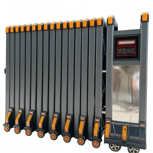 Trackless Electric Telescopic Gate with Sealing Plate and Adjustable Startup Power, Factory Customized