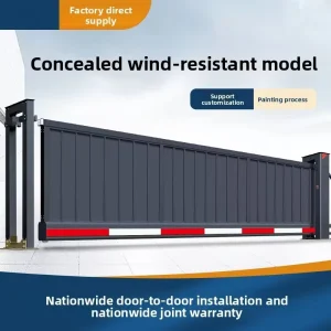 Trackless Suspended Electric Sliding Gate, No Ground Rail, Villa Security Gate