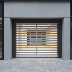 Traditional Aluminum Alloy Fast Rolling Shutter Door with Intelligent Lifting for Interior/Exterior Entry