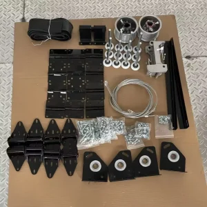 Traditional Design Automatic Aluminium Glass Door Accessories with Powder Coating